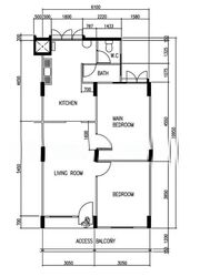 Blk 305 Chuan Village (Serangoon), HDB 3 Rooms #626956411